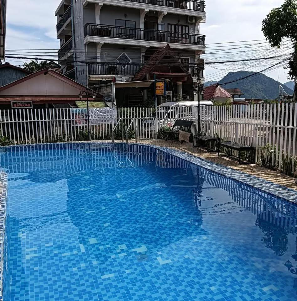 Bountang Mountain View Riverside Hotel Vang Vieng Exterior foto